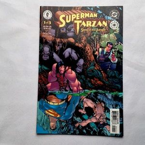 Superman Tarzan Sons of the Jungle Comic Book No. 1 Oct’01 Dark Horse Comics